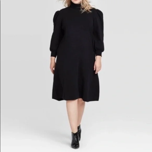 Long, puffy sleeve dress - Picture 8 of 8